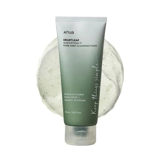 Anua - Espuma Limpiadora Heartleaf Quercetinol Pore Deep Cleansing Foam 150ML